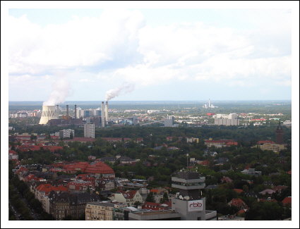 Utsikt från Funkturm på IFA-mässan