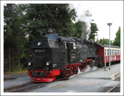 Tåget fortsätter ner till Wernigerode