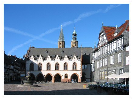 Stora torget Markplatz i Goslar