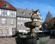 Fontänen på  Markplatz i Goslar